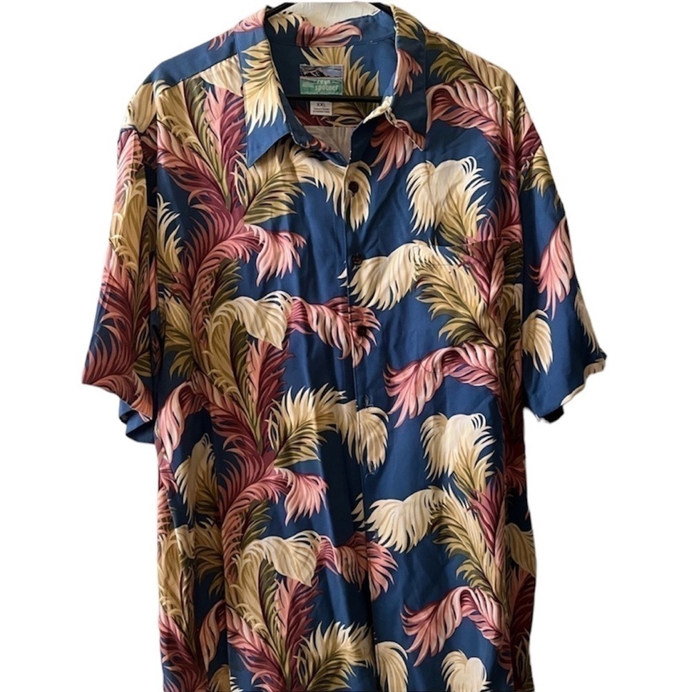Reyn Spooner | 100% silk aloha Hawaiian shirt